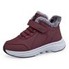 Fleece Cotton Shoes Winter High-top Fleece Thickened Large Cotton Northern Parents Walking Shoes Non-slip Mother Shoes