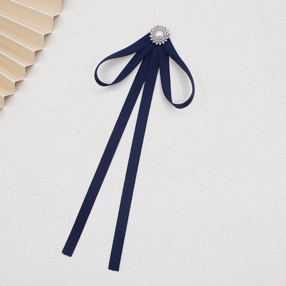 Rhinestone JK Bow Tie Business Cravat Elegant Ribbon Brooches  Student