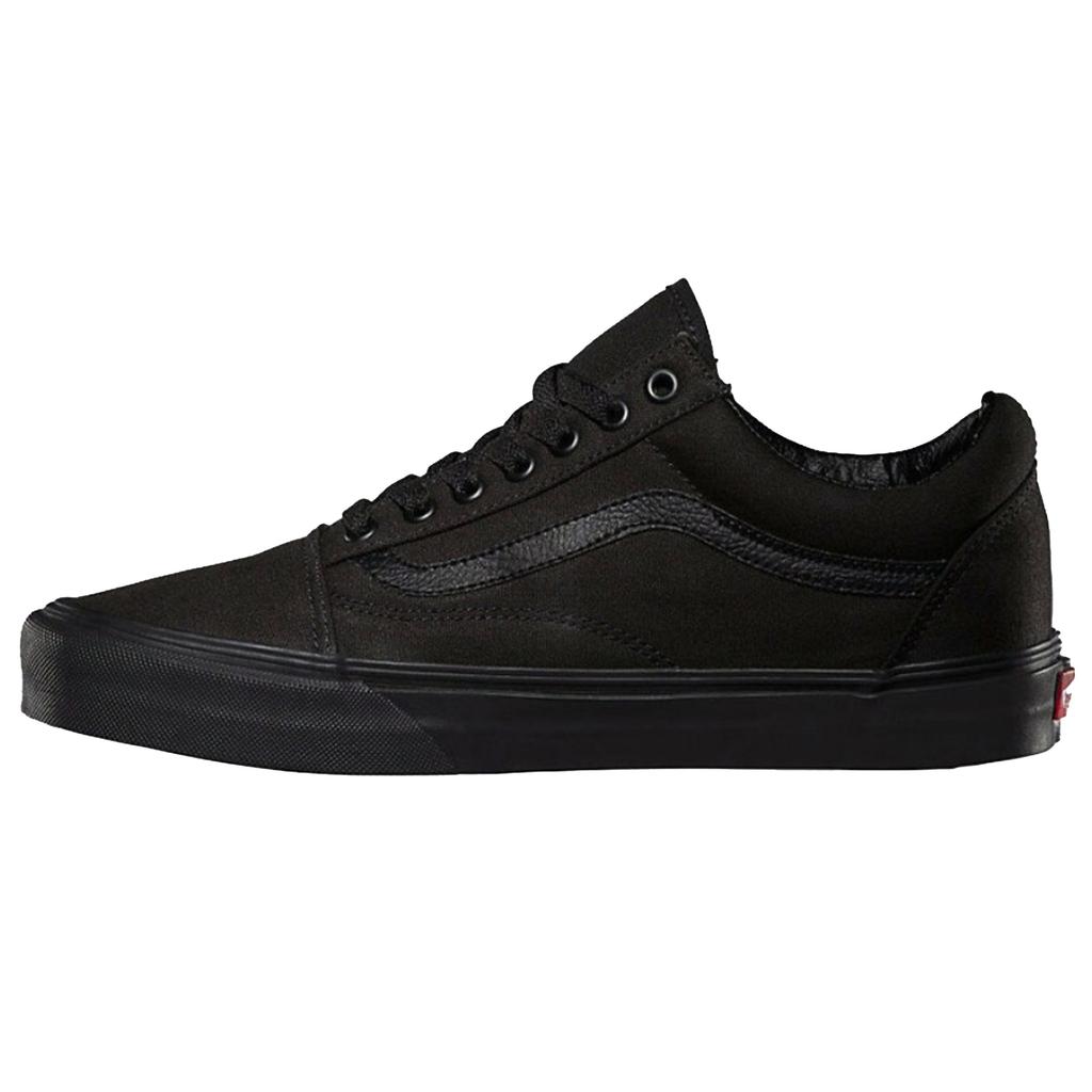 Vans Old Skool Abrasion Resistant Abrasion Resistant Low Top Skateboard Shoes Unisex Black VN000D3HBKA(Team1148-)
