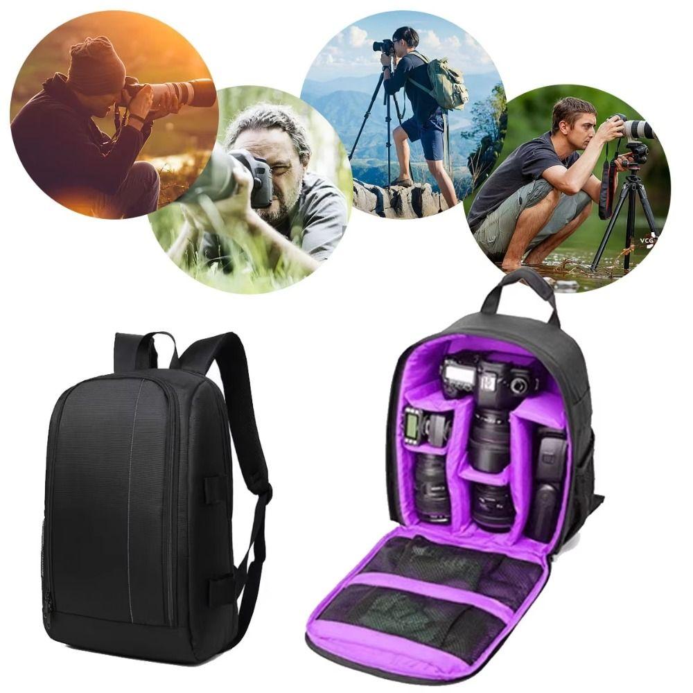 Wear Resistant Digital DSLR Camera Waterproof Camera Storage Bag Camera Lens Pouch Travel