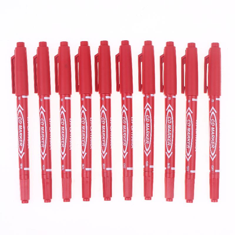 

10 шт. Перманентные маркеры с двойным наконечником для рисования, чернила для пластика, дерева, камня, металла, стекла, набор для дудлинга, маркировки, граффити-арта A2