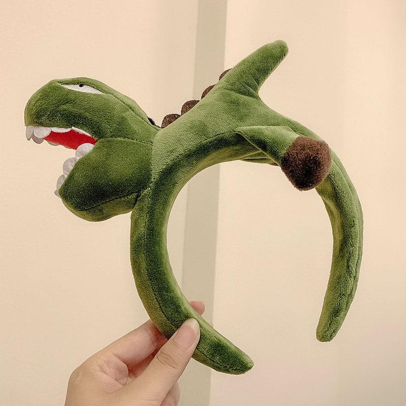 2023 Cute Dinosaur Crab Headband for Women - Cartoon Hair Accessory for Face Washing