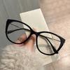 Cat Eye Shape Glasses Frame Men  Material Anti Blue Light Glasses Women Fashion Stylish Glasses For Women Frames