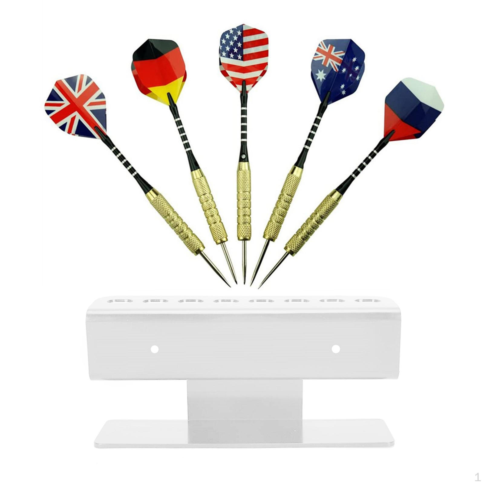 

Holder Stand Holds 8 Steel/ Darts for Home Bar Pub білий