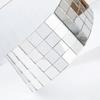 New Grid Self-Adhesive Square Mosaic Tiles Sliver Mirrors Mosaic Sheets For DIY Handmade Crafts Disco Ball Wall Sticker