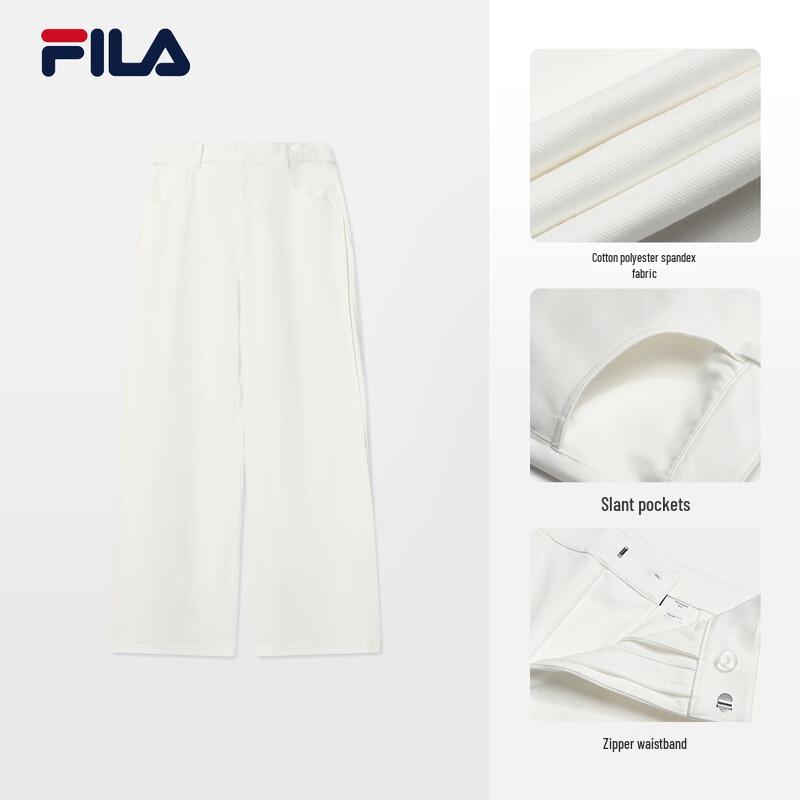 FILA Women s Knit Straight-Leg Casual Trousers M