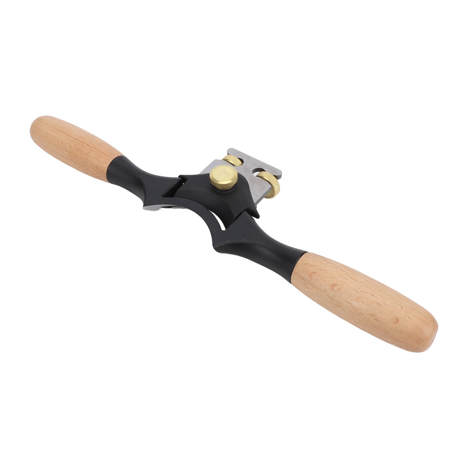 Adjustable Spokeshave Wooden Handle Concave Bottom Bird Planer Woodworking Hand Plane for Shovel Handle Billiard Stick