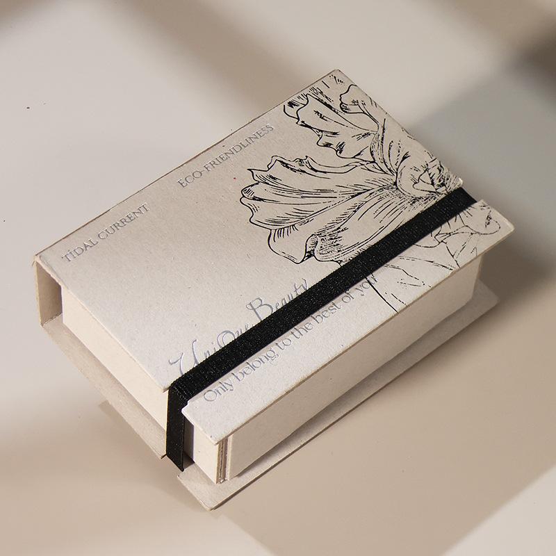 Necklace Storage Box Premium Flip Cover Jewelry Box Book Shaped Organizer Versatile Jewelry Packaging Box For Jewelry Gift