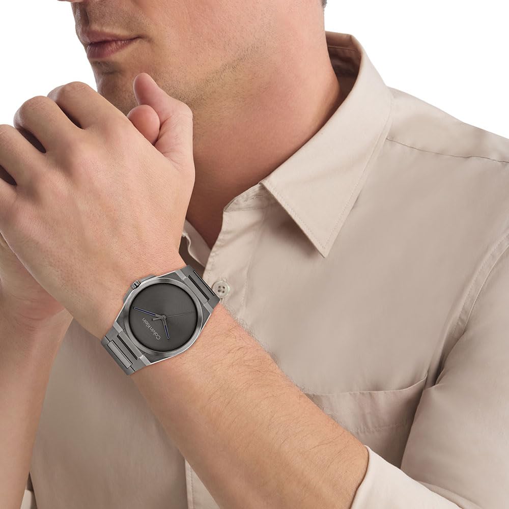 Calvin Klein 25200458 Gray META-MINIMAL Men's Watch,