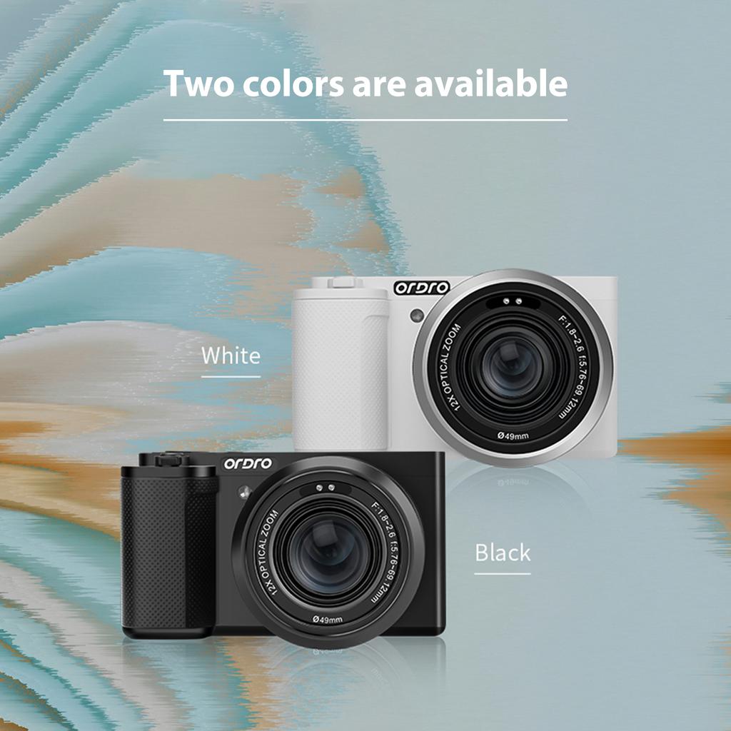 Ordro G730 5K digitální fotoaparát 64MP WiFi digitální videokamera 3,2palcový výklopný dotykový displej