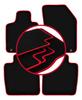 Velour Floor Mats with Red Edge For: DS 9 Sedan (2020-)