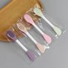 Dual-End Silicone Face Brush Slavic Skin Care, Massage & Cleansing Tool, Spa Mask Applicator for Mud Clay Facials