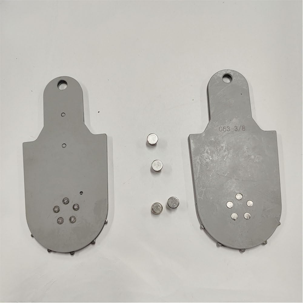 

2 шт. Сменная направляющая головка звездочки Шаг 3/8 Совместима с направляющими шинами толщины .050 .058 .063