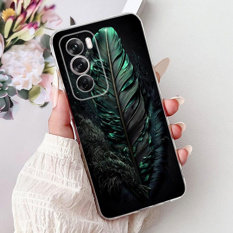For OPPO Reno12 Pro 5G Case CPH2629 Cover Transparent Silicone Fashion Butterfly Soft Case For Reno 12 CPH2625 Reno 12Pro Fundas