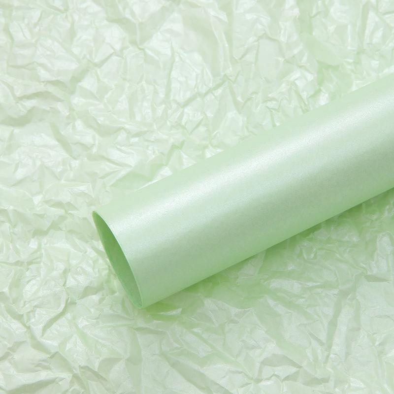 Interlining Paper Flower Bouquet Packaging Pearlescent Papers Pleated Waterproof Strong Material Wedding Birthday Gift Party Decoration DIY Paper
