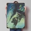 Hurricanes of the RAF WW Printed Poster Customized Wall Art Retro Vintage Metal Tin Signs for Room Decoration Bedroom House