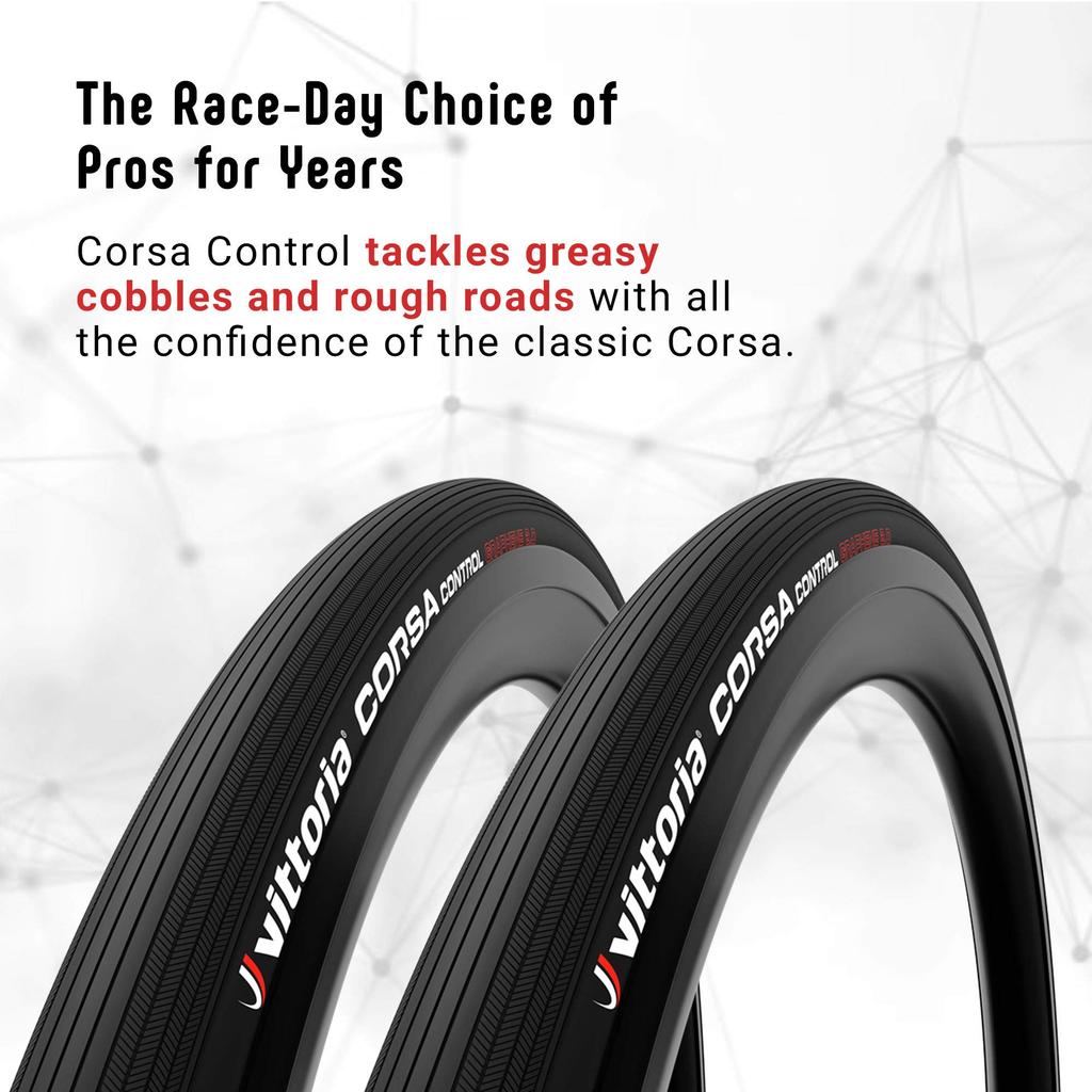 Vittoria Corsa Control Tubeless Ready Full Black G2.0700x25c