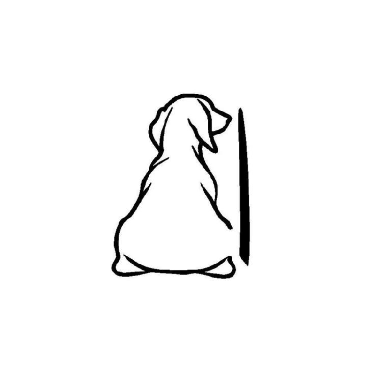 Smiling Puppy Car Window Sticker Removable Decal Personalizes Pet Car Accessories for Vehicles Glass Surfaces Gifts