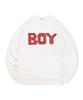 TOPBOY [Non-Fleece Or Fleece] Brick Boy Printed Sweatshirt (C Type)
