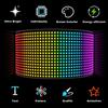 LED-Matrix-Pixel-Panel, USB 5 V, flexibel adressierbares RGB-Muster, Graffiti-Lauftext-Animationsanzeige, Autogeschäft, Bluetooth-App