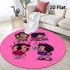 Mafalda Round Area Rug Carpet Rug For Living Room Bedroom Sofa Playroom Decor Nonslip Floor Mat