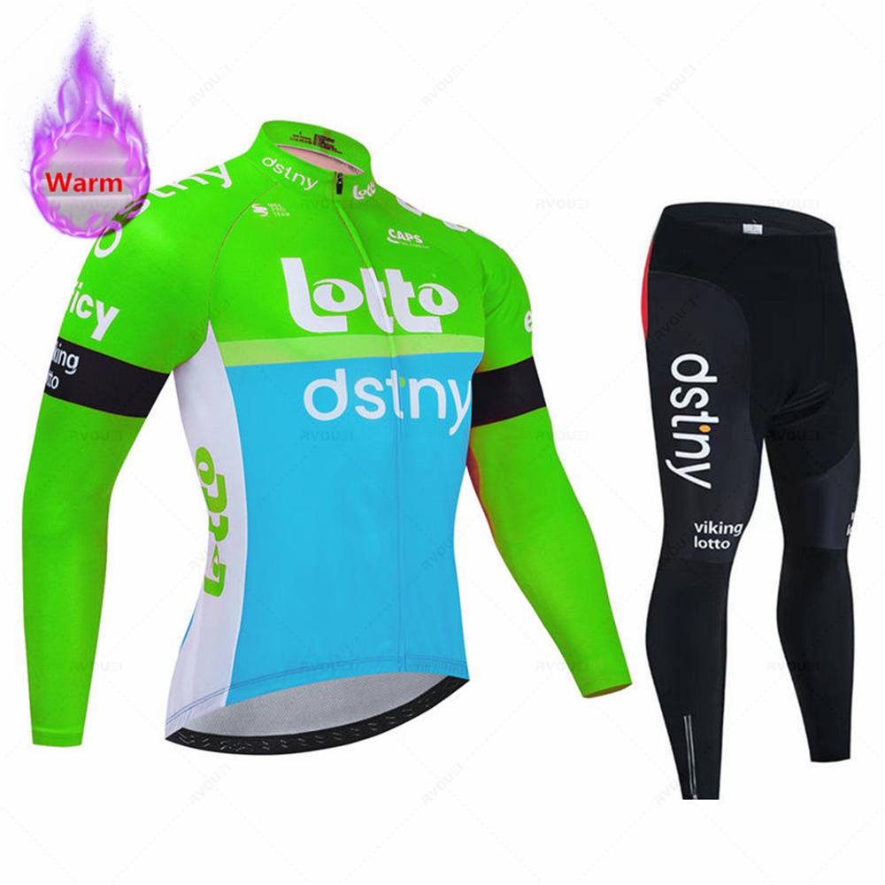 2026 Lotto Zimní cyklistický dres Set Ropa Ciclismo Termální fleece Bicicleta Oblečení MTB Cyklistický závodní dres Oblečení na silniční kolo