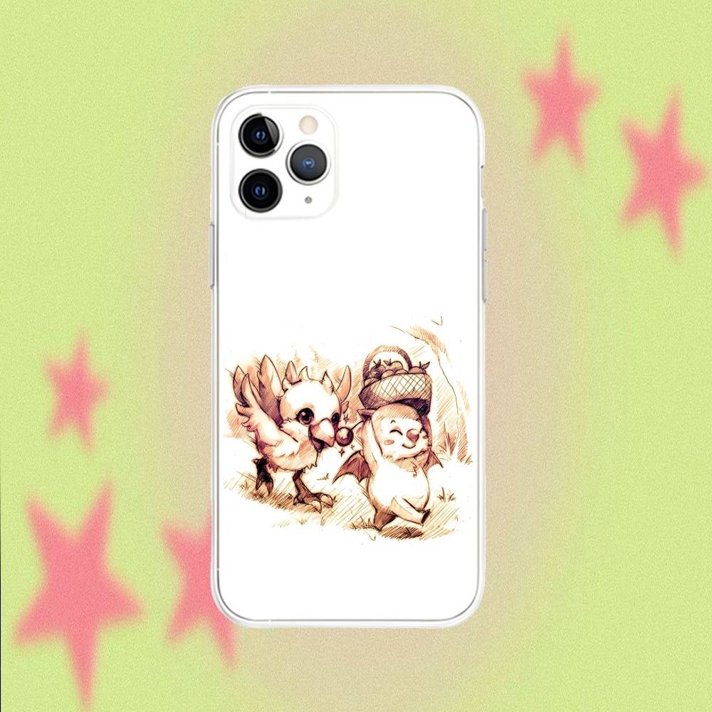

Moogle Final Fantasy Vivi Transparent Clear Soft Phone Case For iPhone 17,16,15,14,13,12,11,Air,X,XR,Pro,Max,Plus Cover iPhone17promax