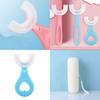 U-shaped Baby Toothbrush Designed For 1 Year Old With Fun And Safe Silicone