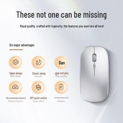 MIGU S14 Wireless Bluetooth Silent Rechargeable Mouse