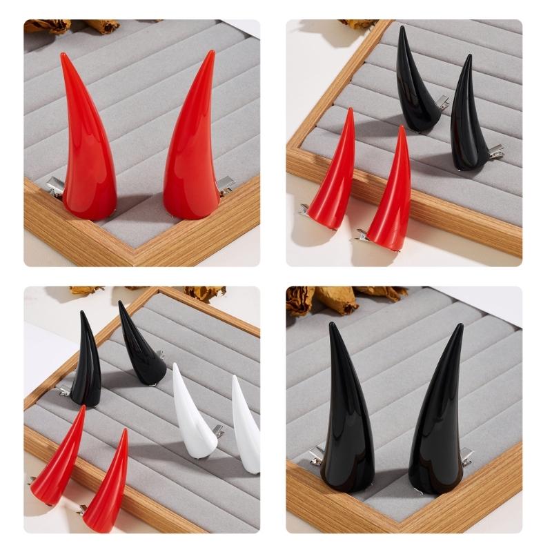 Cosplay Hairpin Power Hair Clip Horn Anime 2000s Bunches Hairstyling