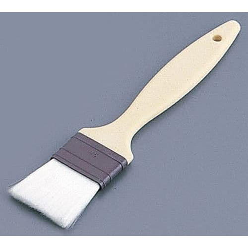 

Matsuda Sakae Plastic Handle PBT White Tip Brush, 30mm, PBT Nylon/PP, Japan, WHK1230