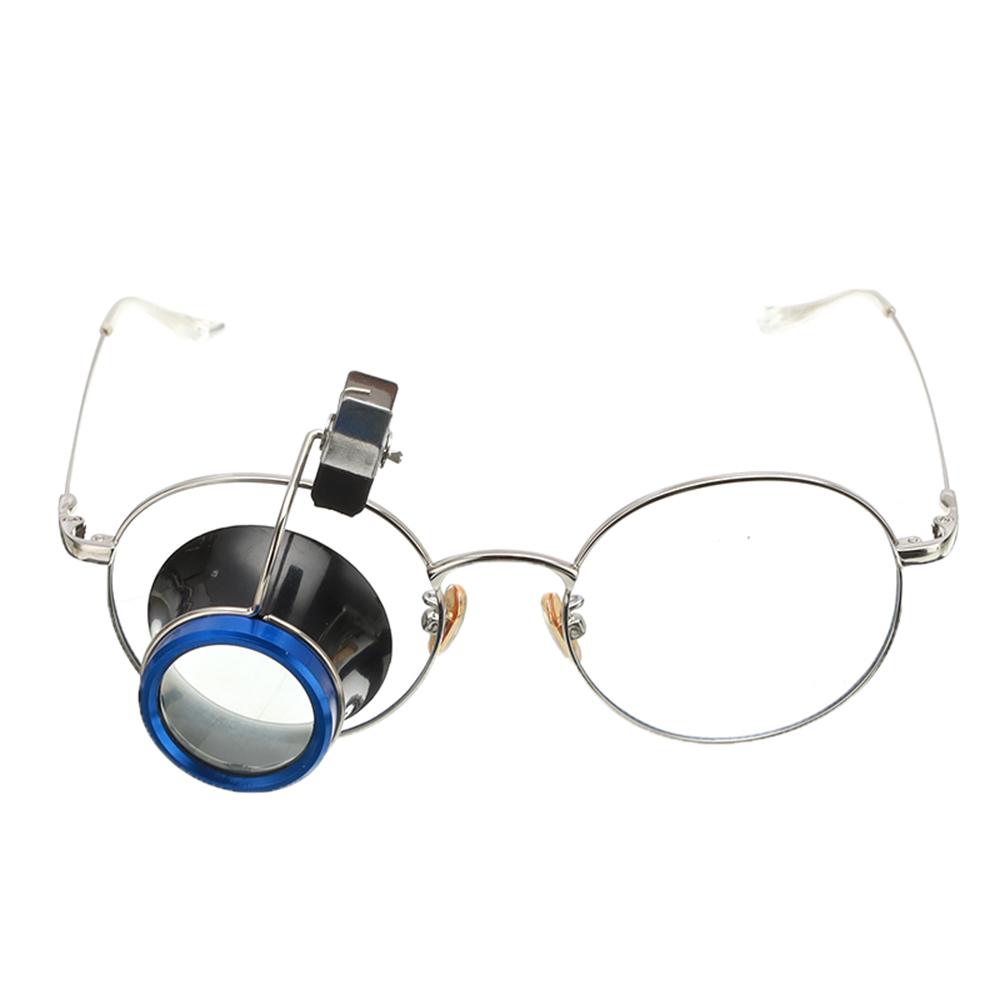 5X 10X 20X Eyeglass Magnifier Clip-On Eye Loupe Magnifying Lens Portable Eyepiece Process Operation Watchmakers Repair Tool