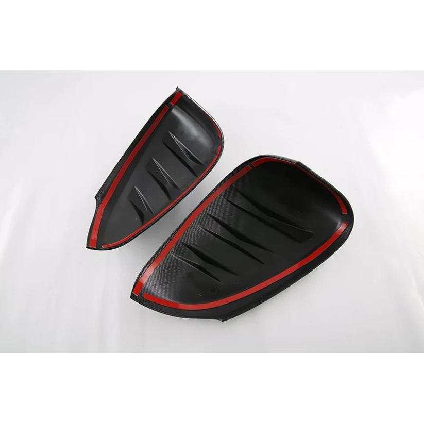 For Chevrolet Seeker Trax  2024 Car Accessories Carbon Fiber Style Door Side Mirror Cover Trim Rear View Cap Overlay Molding
