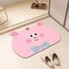 Bibulous floor mat diatom mud cartoon antiskid toilet bibulous quick-dry floor mat