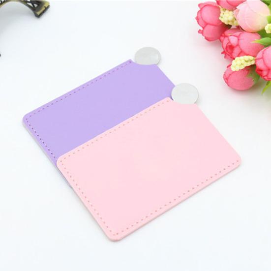 Unzerbrechlicher, bruchsicherer Kosmetikspiegel aus Edelstahl in Volltonfarbe