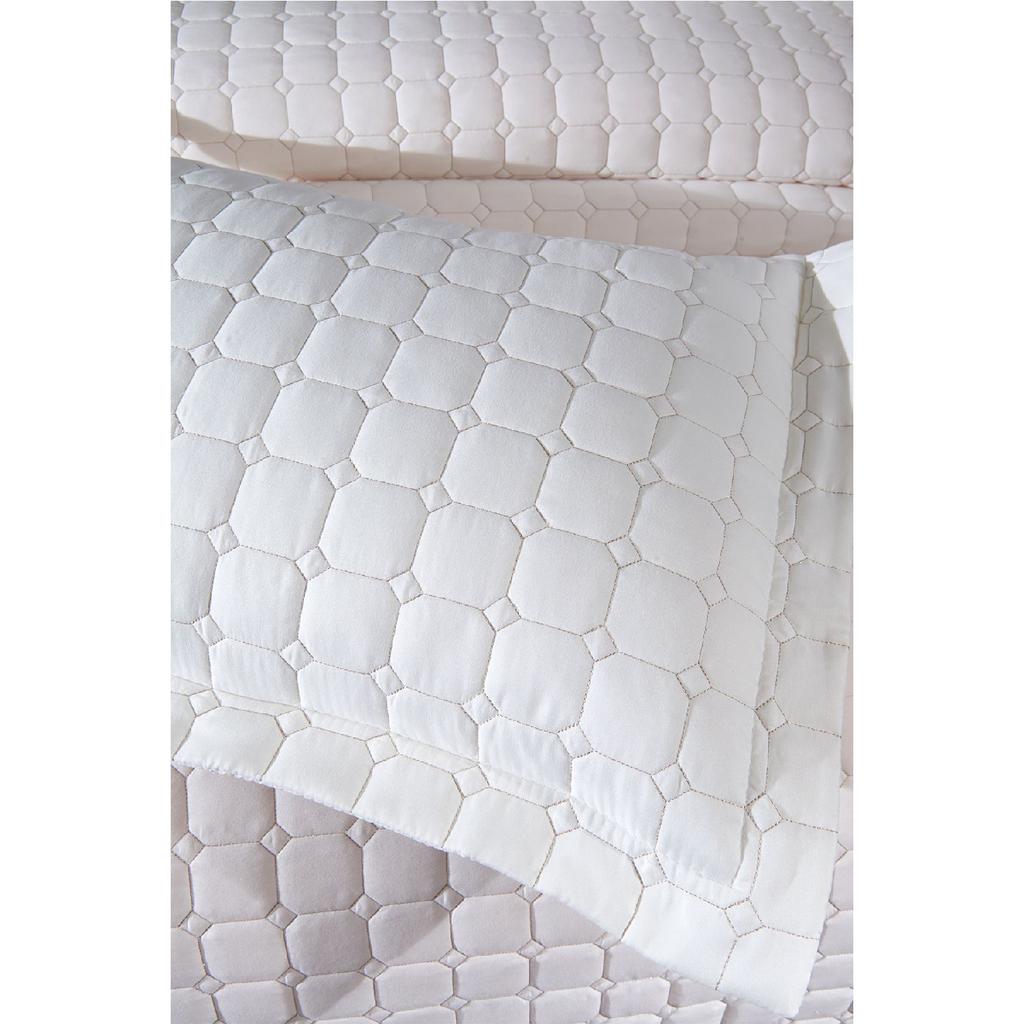 Esiva Double Bed Cover Cream