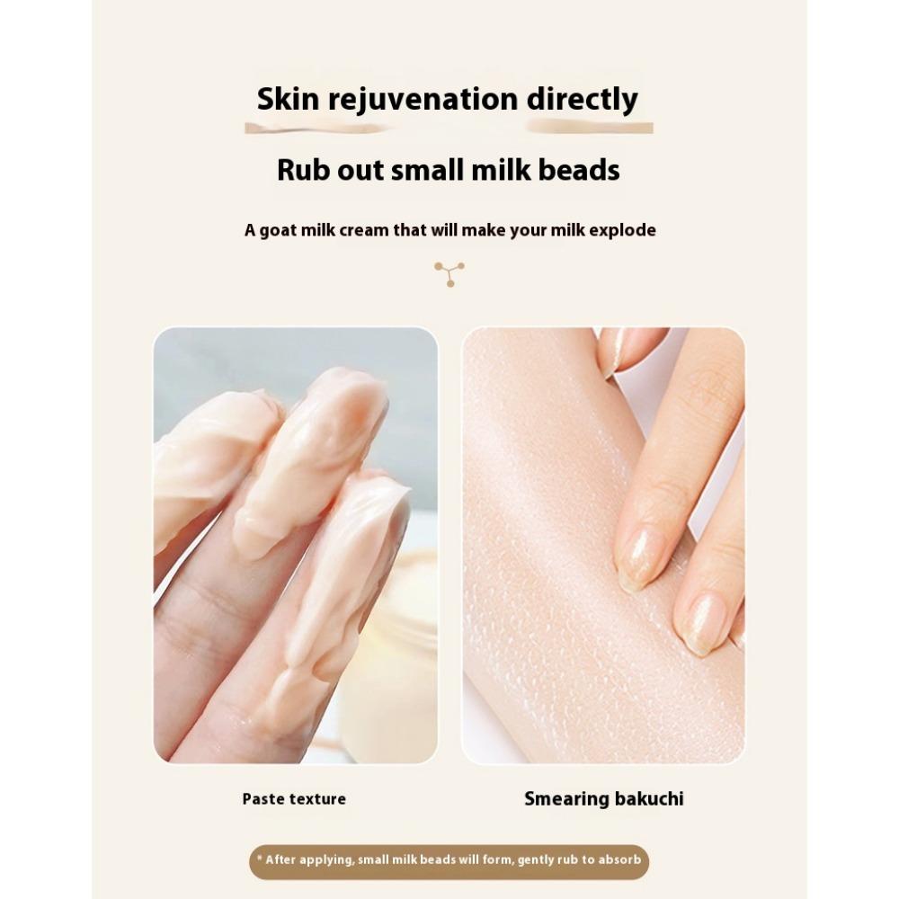 Krém z kozího mléka Hydratační a zvlhčující Barva pleti Čtyři roční období Vysoce hydratační Voda Jemný Mléčný krém