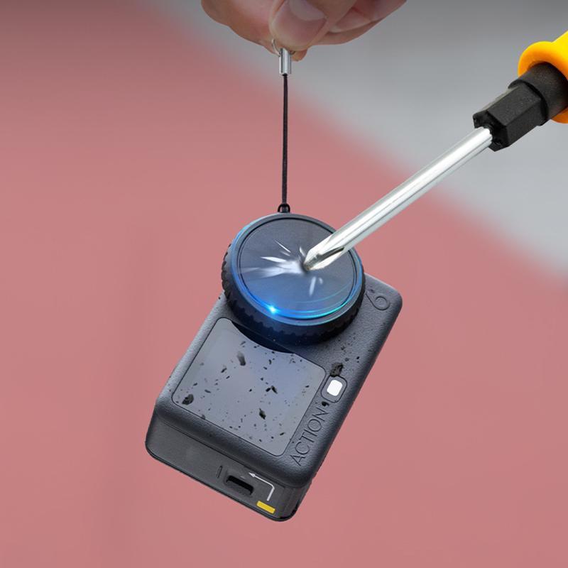 Silikon-Objektivdeckel für DJI Osmo Action 6 Kratzfest Fingerabdruckresistent Schutzhülle für Action6 Kamera Zubehör