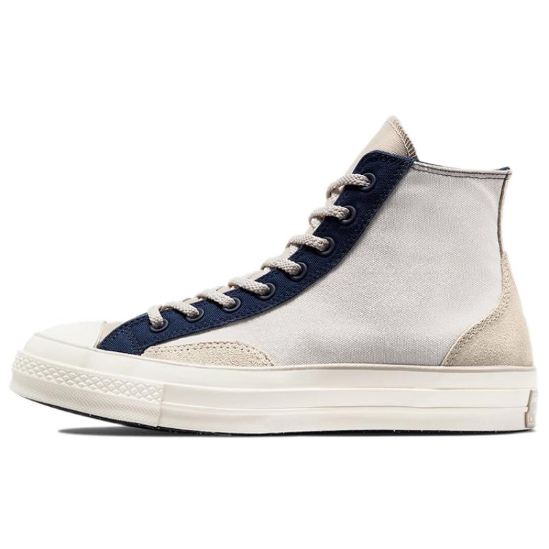 

Converse 1970s Chuck Taylor All Star Trendy Stitching Versatile High Top Canvas Shoes Unisex Off-White Grey Blue 35