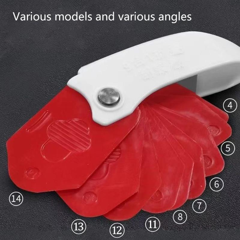 9 in 1 Silikon Fugenkratzer Werkzeug Verbesserter Silikon Dichtungsmasse Werkzeugsatz Müheloses Abdichten mit glättender Finger Finisher Spitze