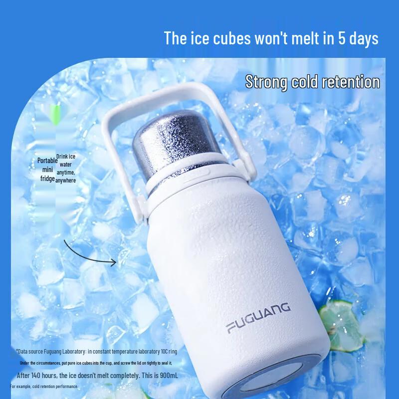 FUGUANG 316L Stainless Steel Dual-Drink Water Bottle