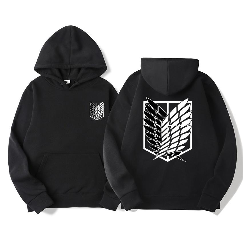 Attack On Titan Men's Hoodie Anime Hoodies Women Streetwear Pullover Harajuku Shingeki No Kyojin Hoodies Sweatshirt Clothes