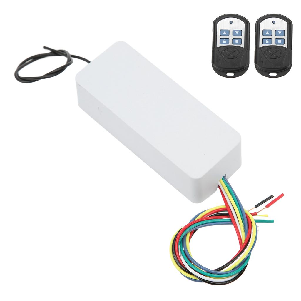 Ouvre-porte de garage 433 MHz Interrupteur de télécommande sans fil pour portails électriques roulants coulissants LED