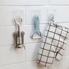 10 Pcs Transparent Wall Hook Strong Self Adhesive Door Wall Hangers Hooks Suction Heavy Load Rack Cup Sucker for Kitchen Bathroom