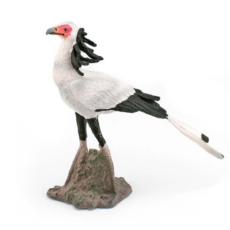 Natureinspired Bird Statue White Head Eagle Plastic Animal Figurine For Display