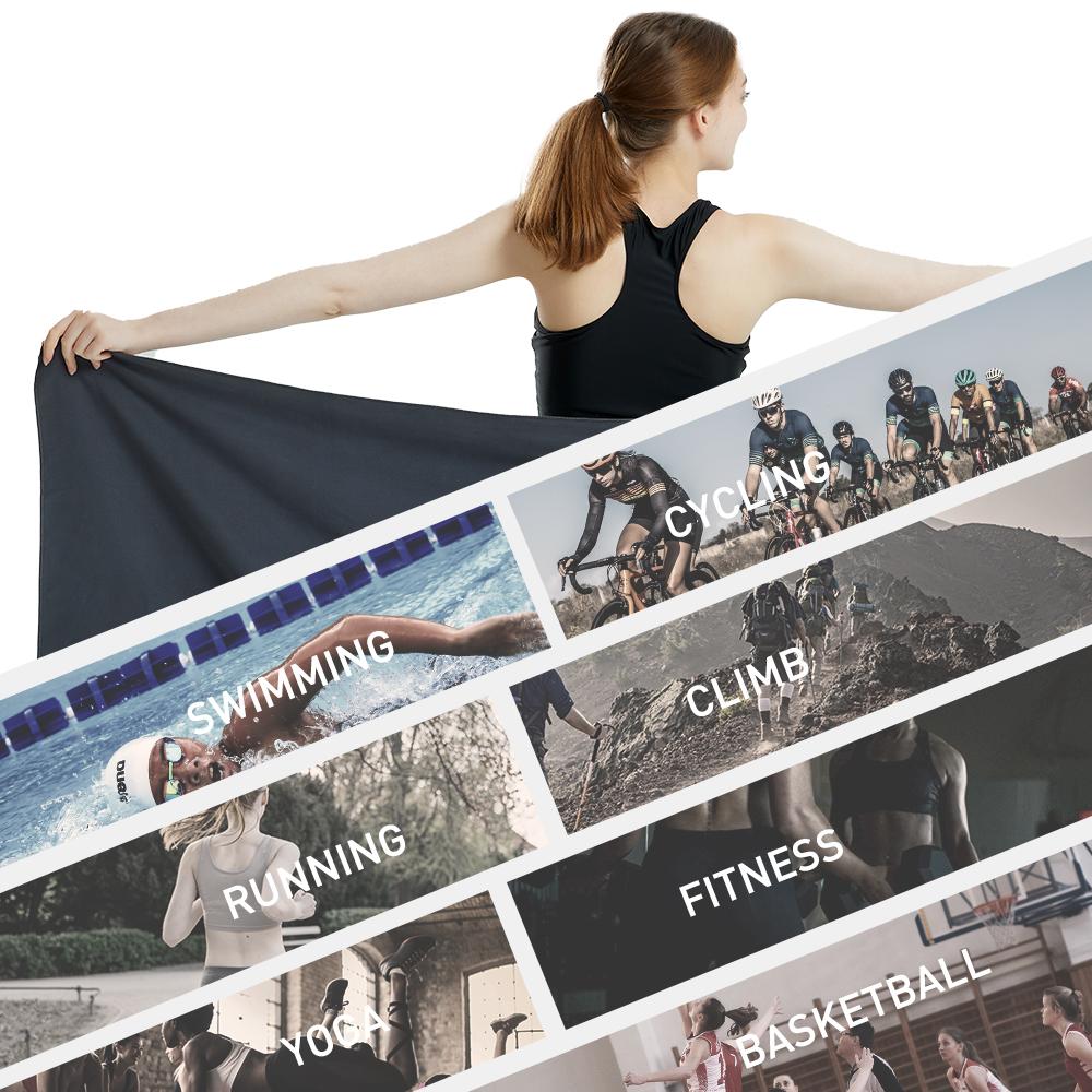 Microfiber Towel Quick Dry Towel Travel Towel Sports Towel Beach Towel Sandproof Soft Light Towel For Swim Yoga Gym