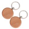 10PCS Beech Wood Key Chain Key   Keychains   Clothing Bag Decoration