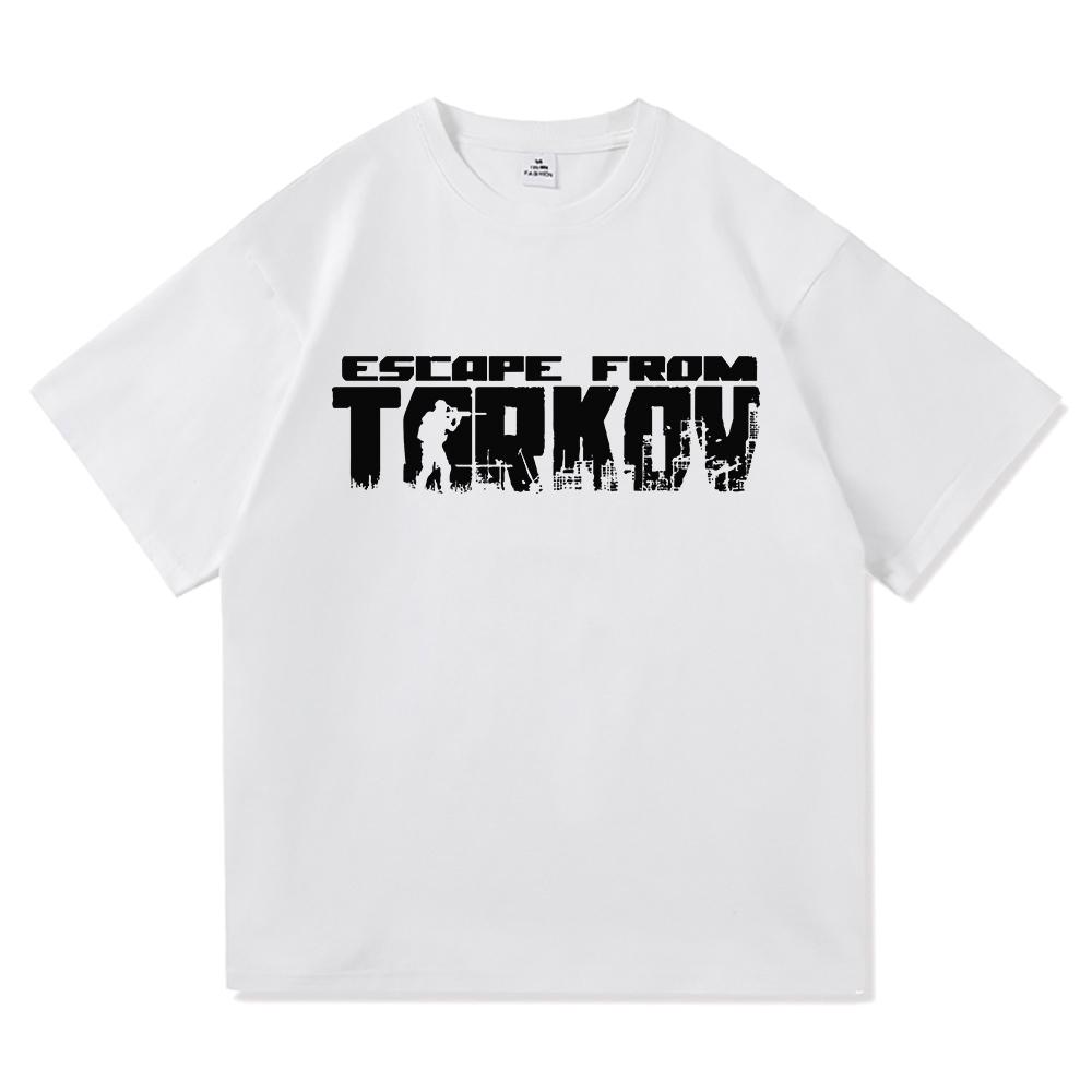 2025 Hot Game Escape From Tarkov TShirt Fashion Menwomen Clothing Harajuku High Quality Tops Cotton TShirts Vintage Male Tees