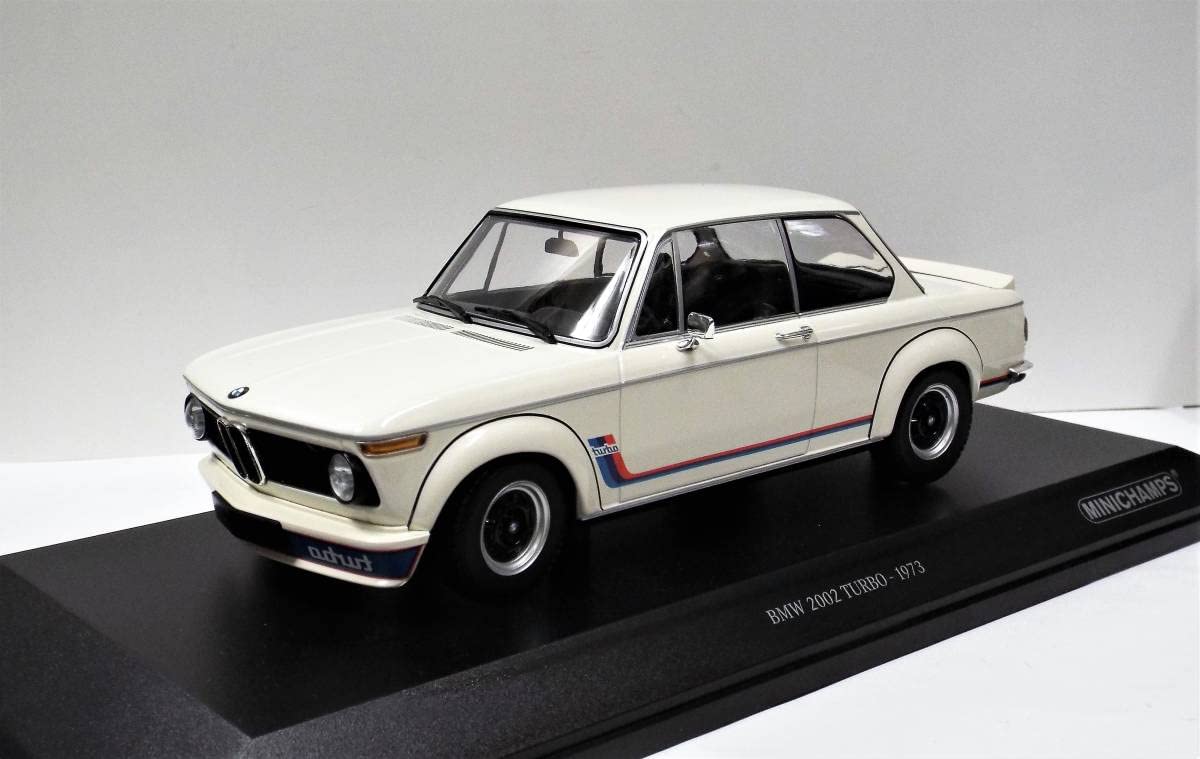 

PMA1/18 BMW 2002 Turbo 1973 White (Product No. 155 026200) Die-cast Miniature Car