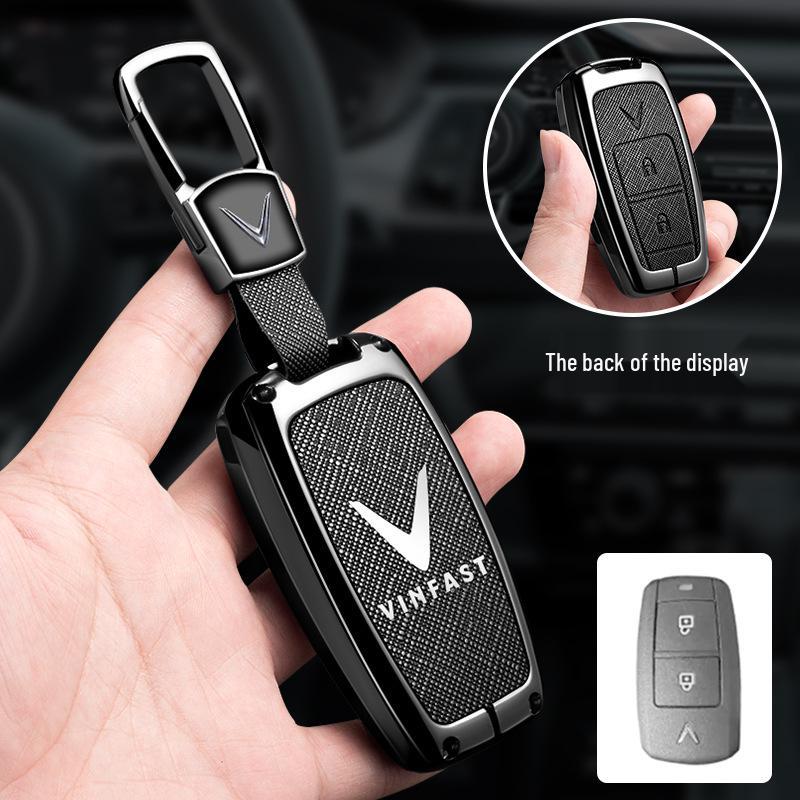 Vinfast Vietnam Car Key Case for Zhonghua V5/VF8 VF3/5/9 with Premium Keyring Buckle